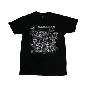 Marvel Black Hulkbuster Graphic T-shirt